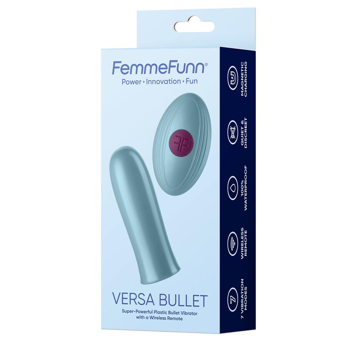 Vibrátor typu bullet FemmeFunn Versa Bullet Modrá